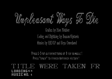 Unpleasant Ways to Die